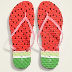 Old Navy Watermelon Flip Flops NWT New Sandals Summer